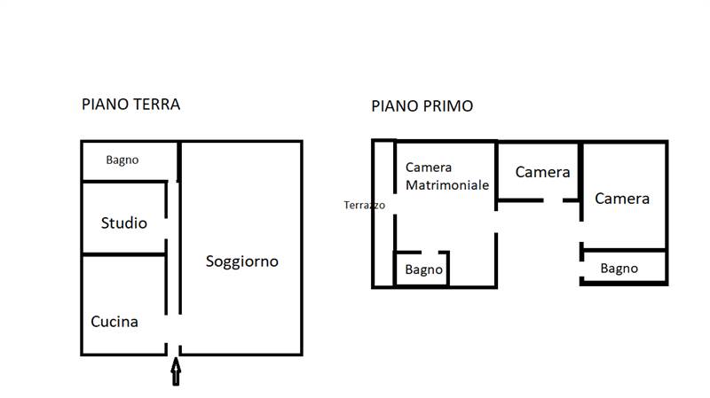 Planimetria di Esempio non in scala